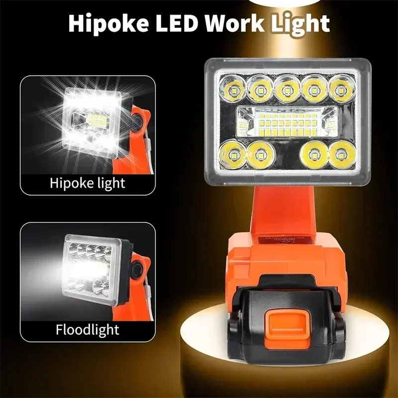 Black+Decker Tool Cordless - Беспроводной рабочий фонарь с LED-подсветкой, совместимый