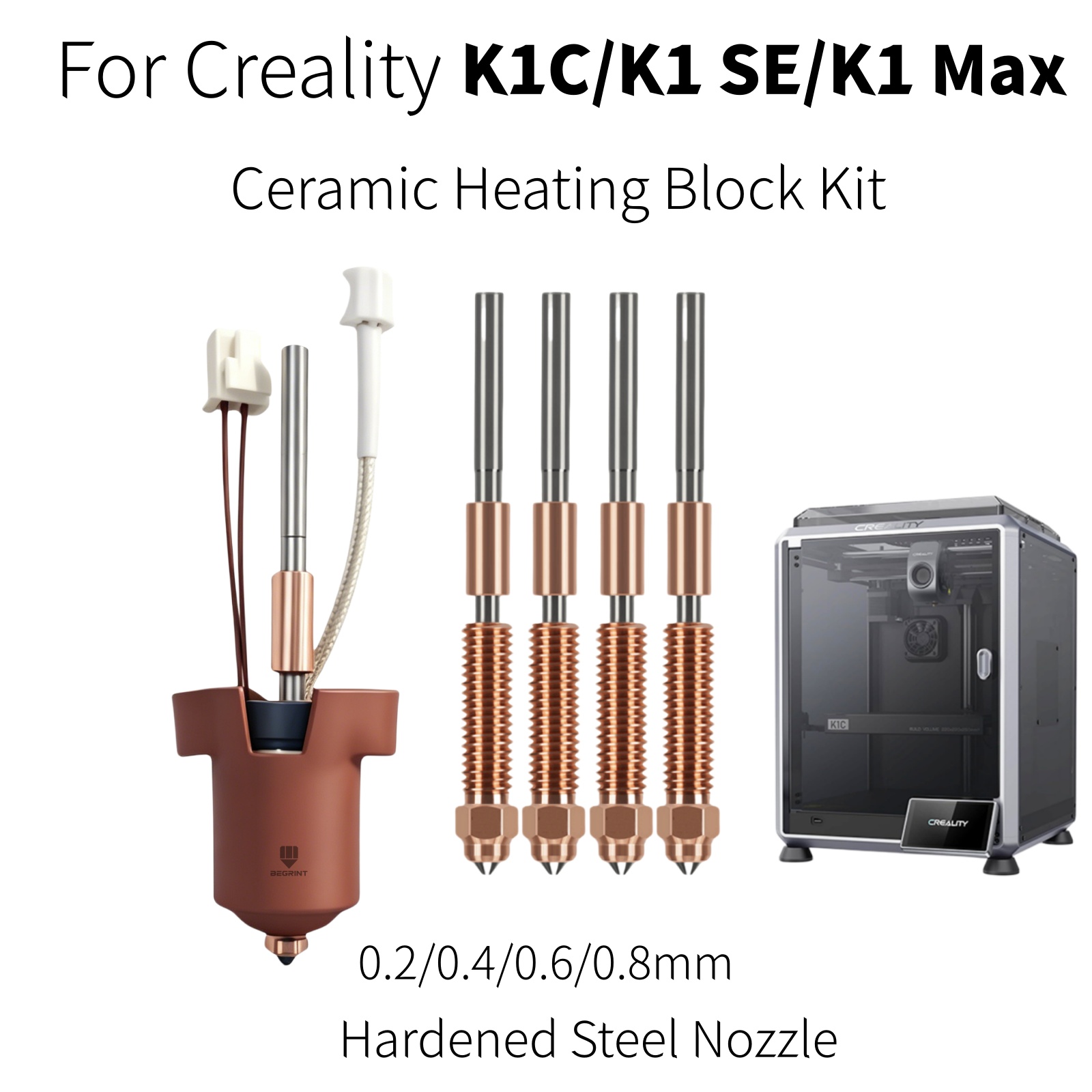Creality Printer K1 - Горячий элемент (хотэнд) для Creality K1C