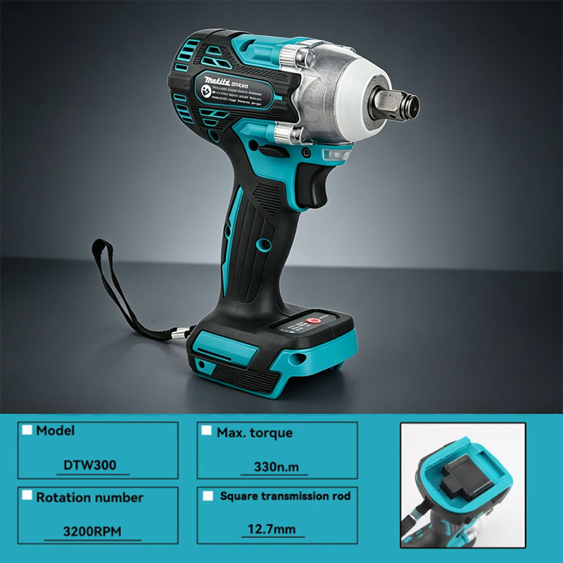 Бесщеточный ударный гайковерт  – обзор и цена Makita Drill Dtw300
